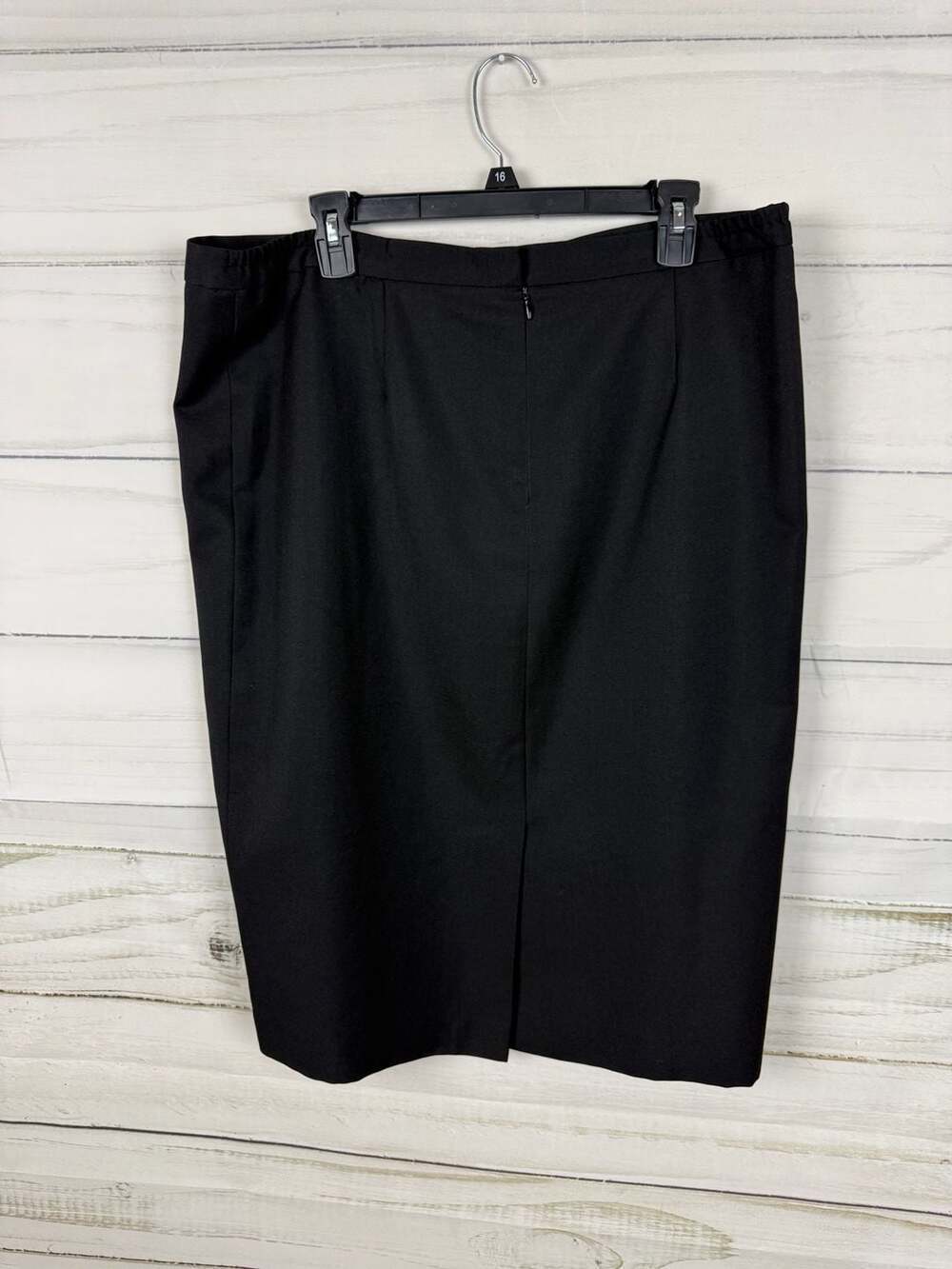 Kasper Separates Woman Black Straight Pencil Skirt Size 14W